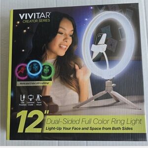 Vivitar Color Ring Light, White And Color Lighting